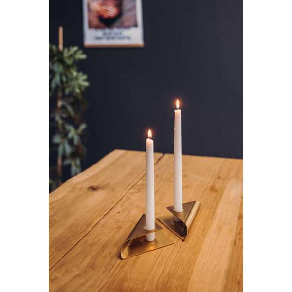 SQUARE CANDLE Bougeoir or