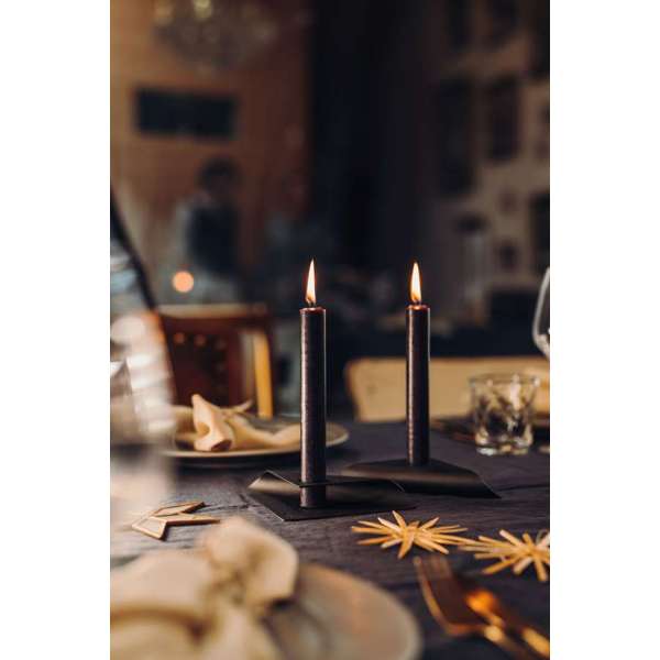 SQUARE CANDLE Bougeoir noir
