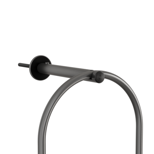 OVAL CANDLE Fixation Murale noir brossé