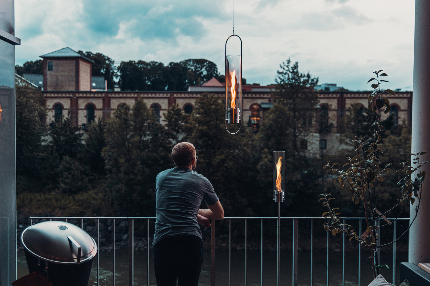 SPIN 1200 Feu suspendu Argent