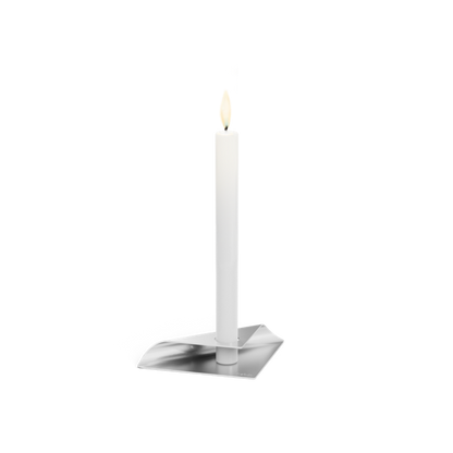 SQUARE CANDLE Bougeoir argent