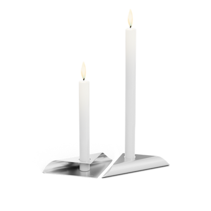 SQUARE CANDLE Bougeoir argent