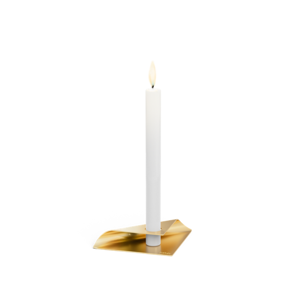 SQUARE CANDLE Bougeoir or