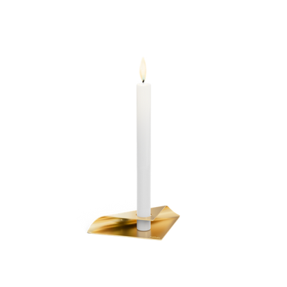 SQUARE CANDLE Bougeoir or