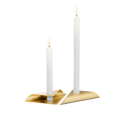 SQUARE CANDLE Bougeoir or