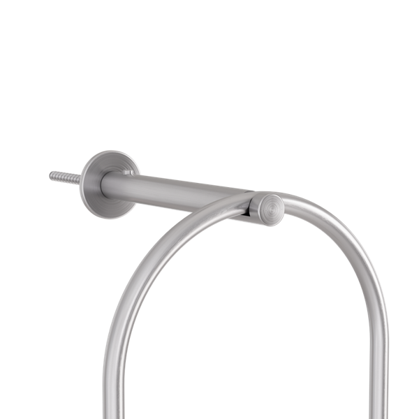 OVAL CANDLE Fixation Murale argent