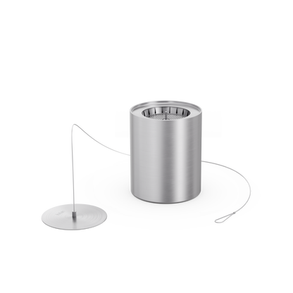 SPIN 1200 Bio-Burner avec Eco-Ring et Couvercle Extincteur