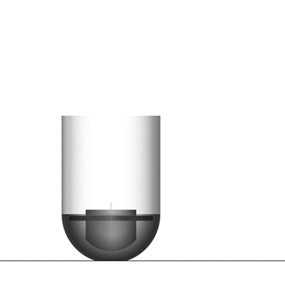 GRAVITY CANDLE Photophore noir