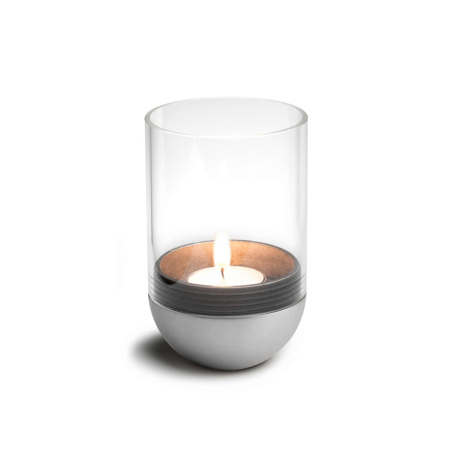 GRAVITY CANDLE Photophore argent