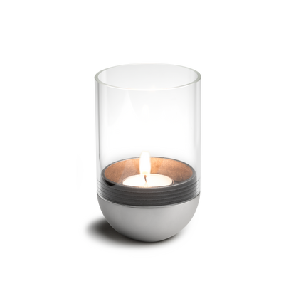 GRAVITY CANDLE Photophore argent