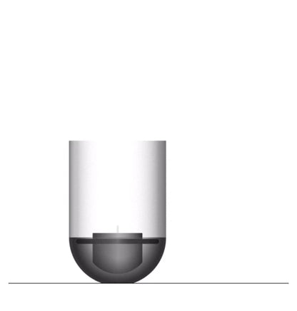 GRAVITY CANDLE Photophore argent